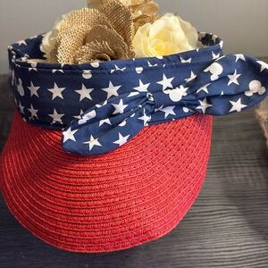 AUTHENTIC USA stars Disney Parks visor